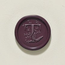Meadow Single Initial Wax Seal