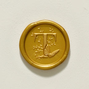 Meadow Single Initial Wax Seal
