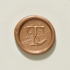 Meadow Single Initial Wax Seal