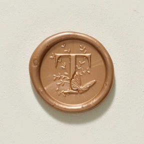 Meadow Single Initial Wax Seals