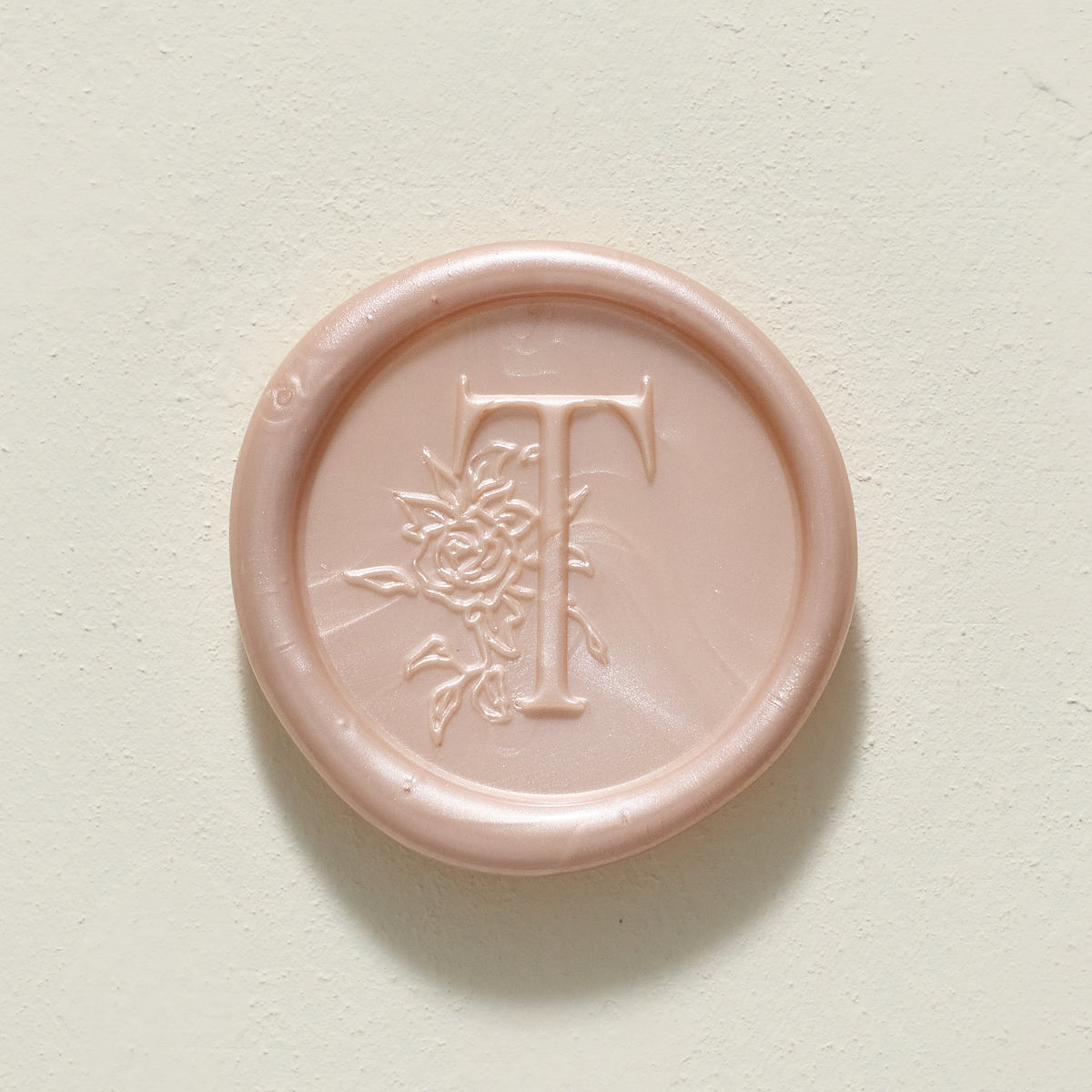 Rose Serenade Single Initial Wax Seals