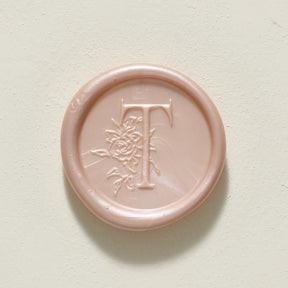 Rose Serenade Single Initial Wax Seals