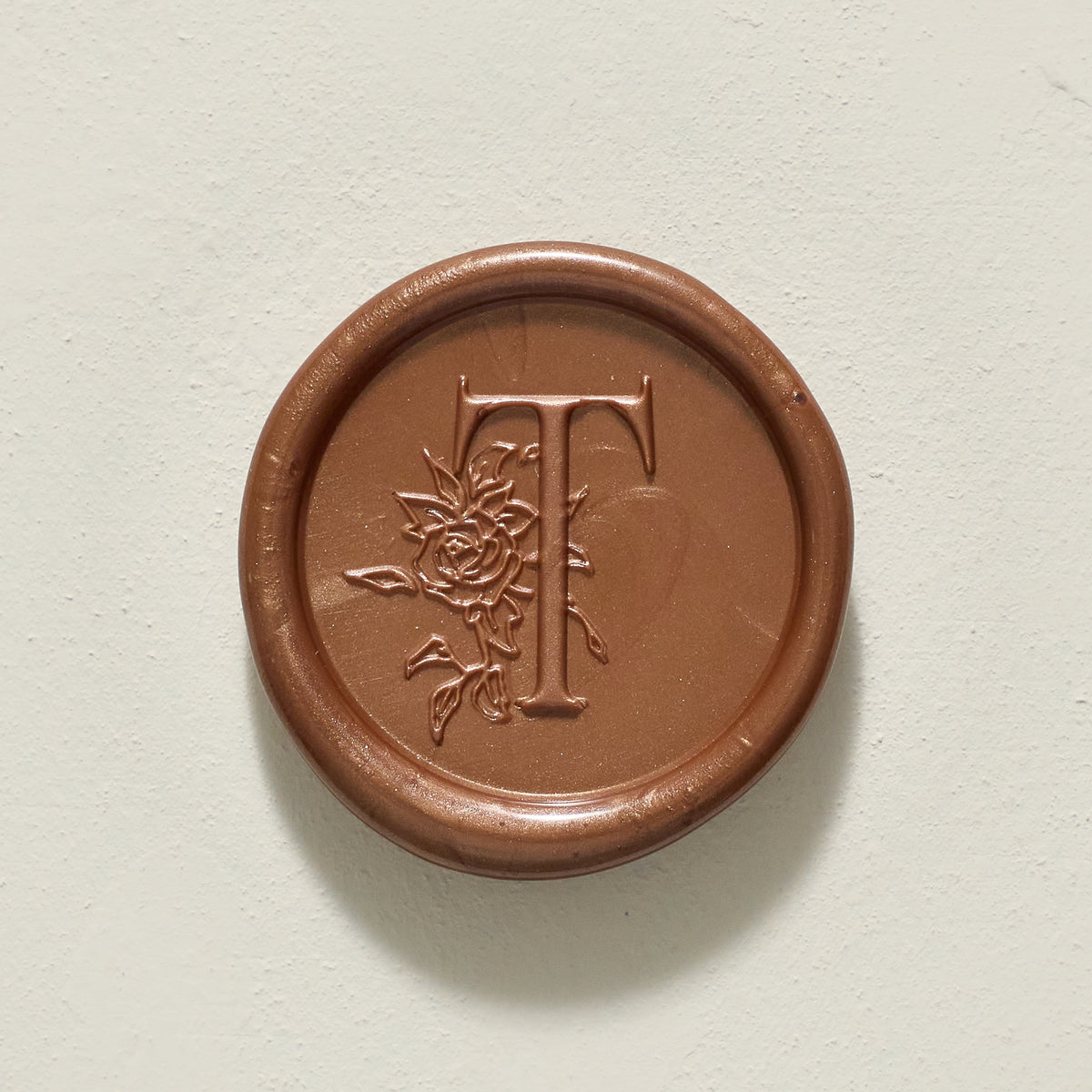 Rose Serenade Single Initial Wax Seals