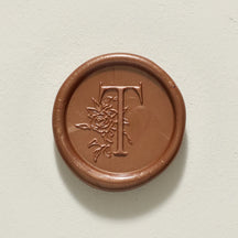 Rose Serenade Single Initial Wax Seal