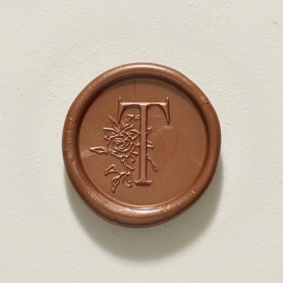 Rose Serenade Single Initial Wax Seals
