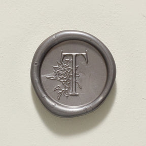 Rose Serenade Single Initial Wax Seal