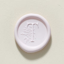 Rose Serenade Single Initial Wax Seal