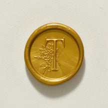 Rose Serenade Single Initial Wax Seal