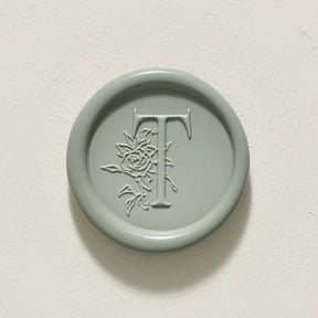 Rose Serenade Single Initial Wax Seal