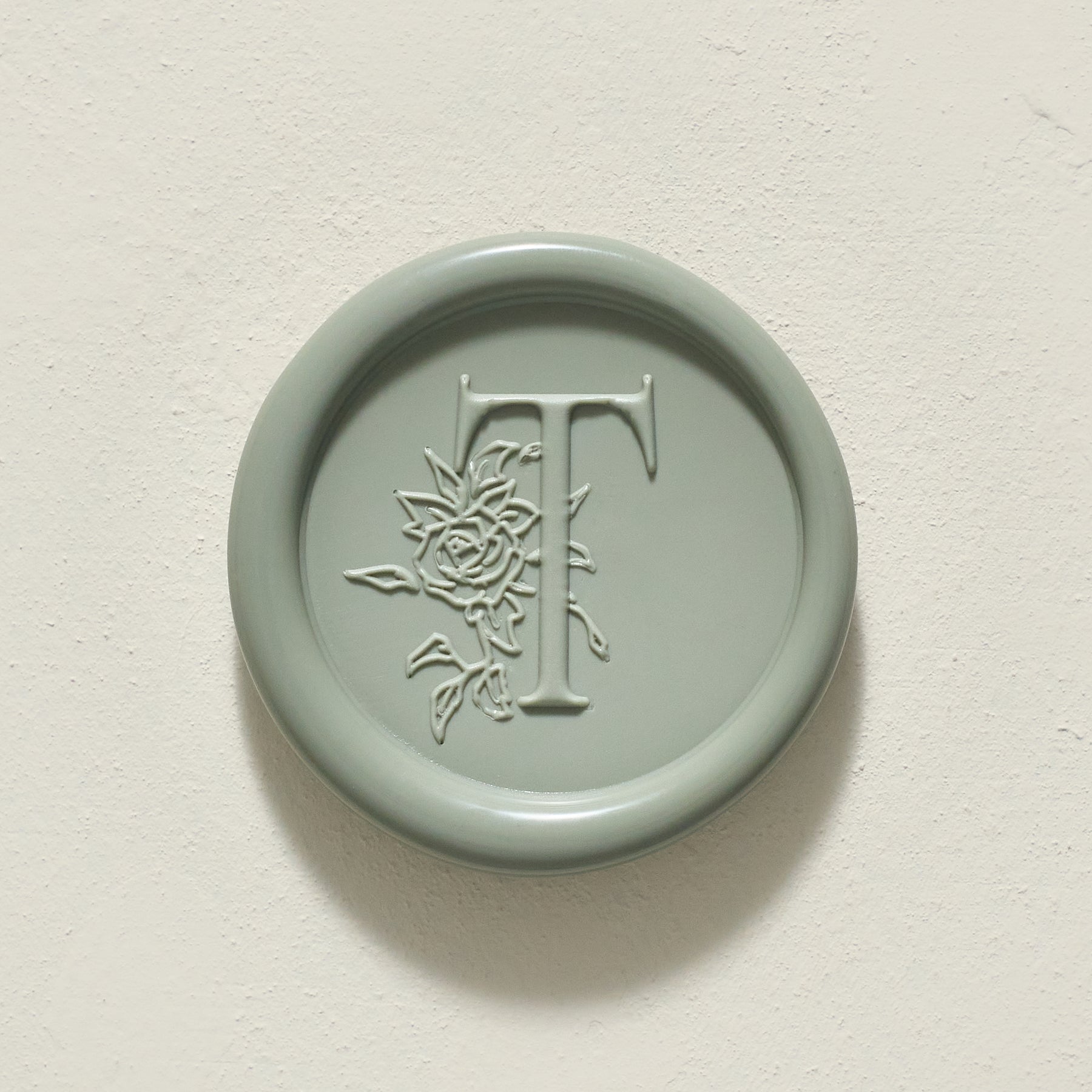 Rose Serenade Single Initial Wax Seals