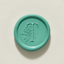 Rose Serenade Single Initial Wax Seal