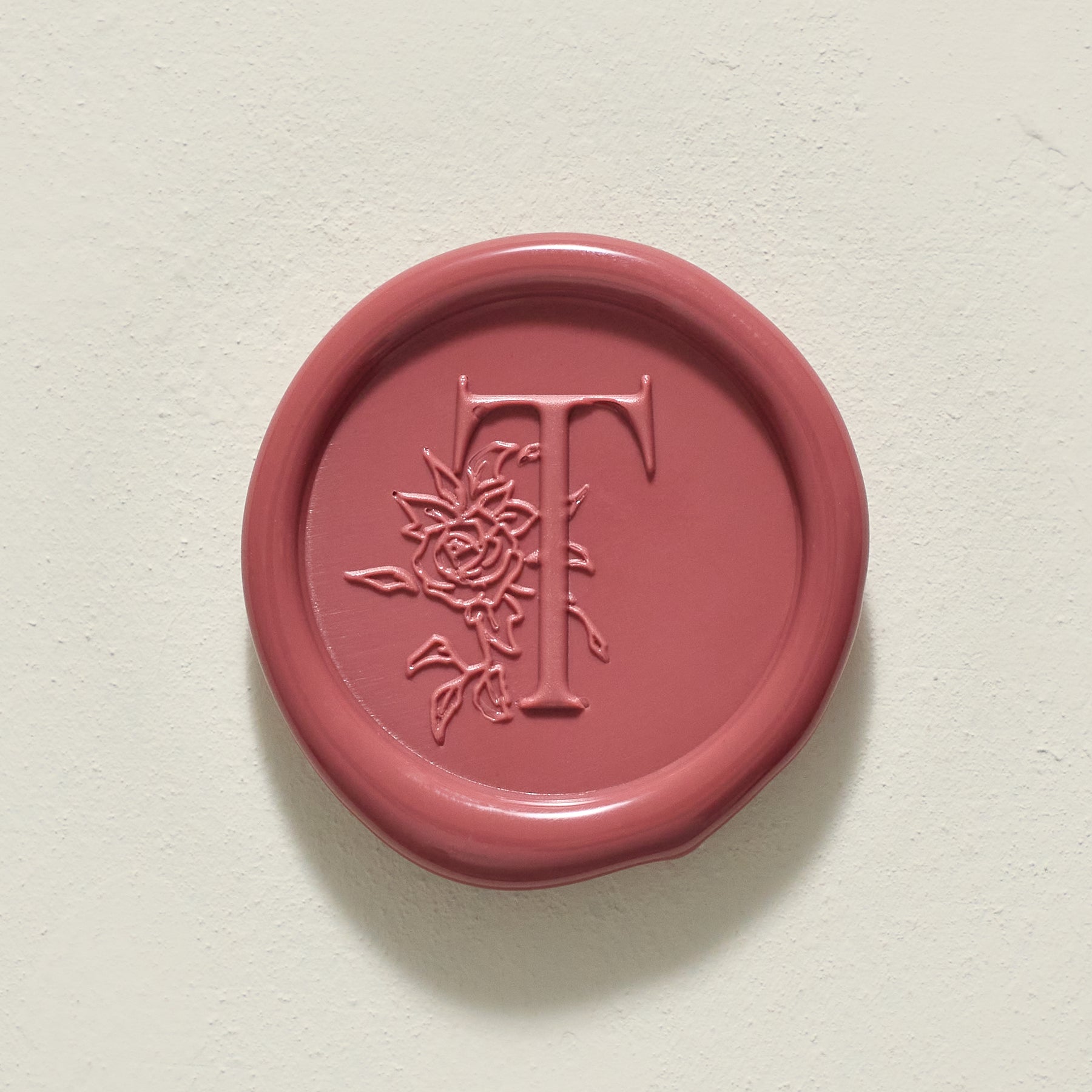 Rose Serenade Single Initial Wax Seals