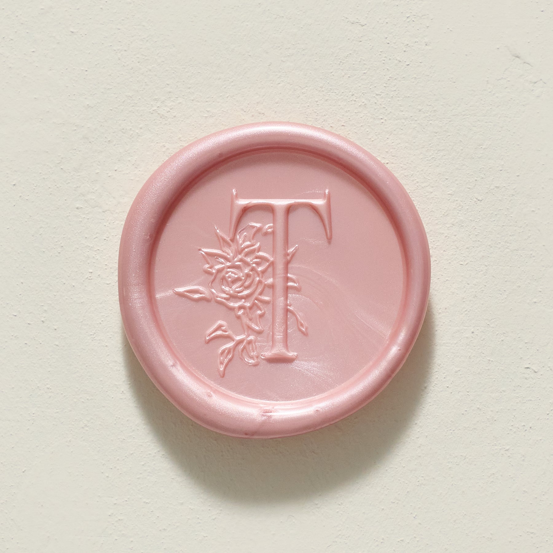 Rose Serenade Single Initial Wax Seals