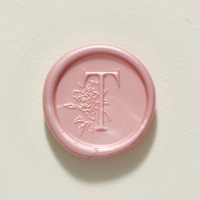 Rose Serenade Single Initial Wax Seals