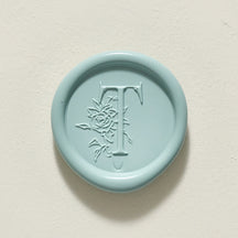 Rose Serenade Single Initial Wax Seal