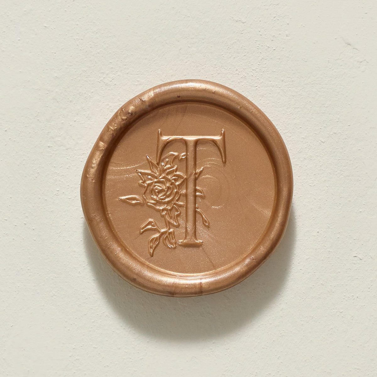 Rose Serenade Single Initial Wax Seals