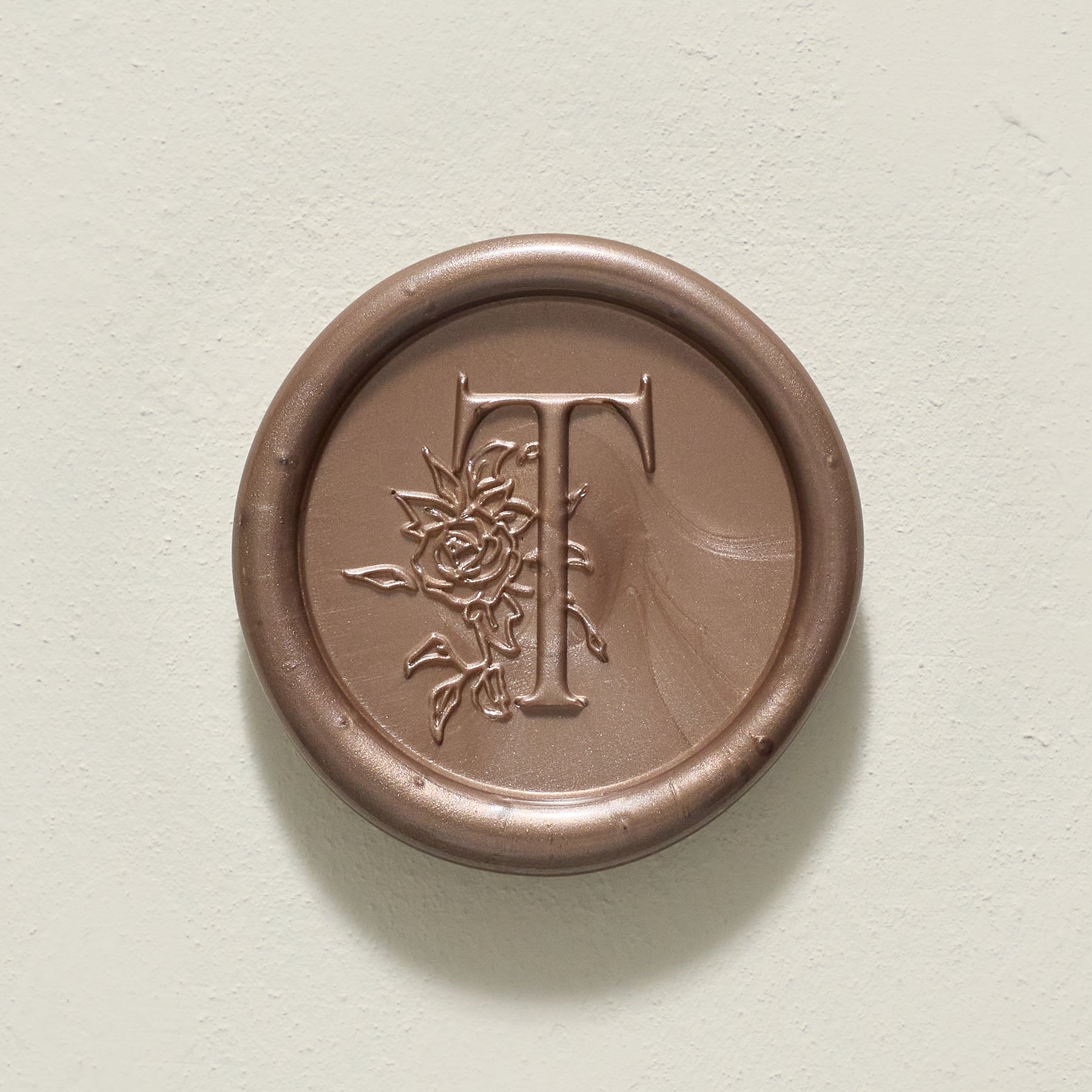 Rose Serenade Single Initial Wax Seals