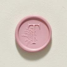 Rose Serenade Single Initial Wax Seal