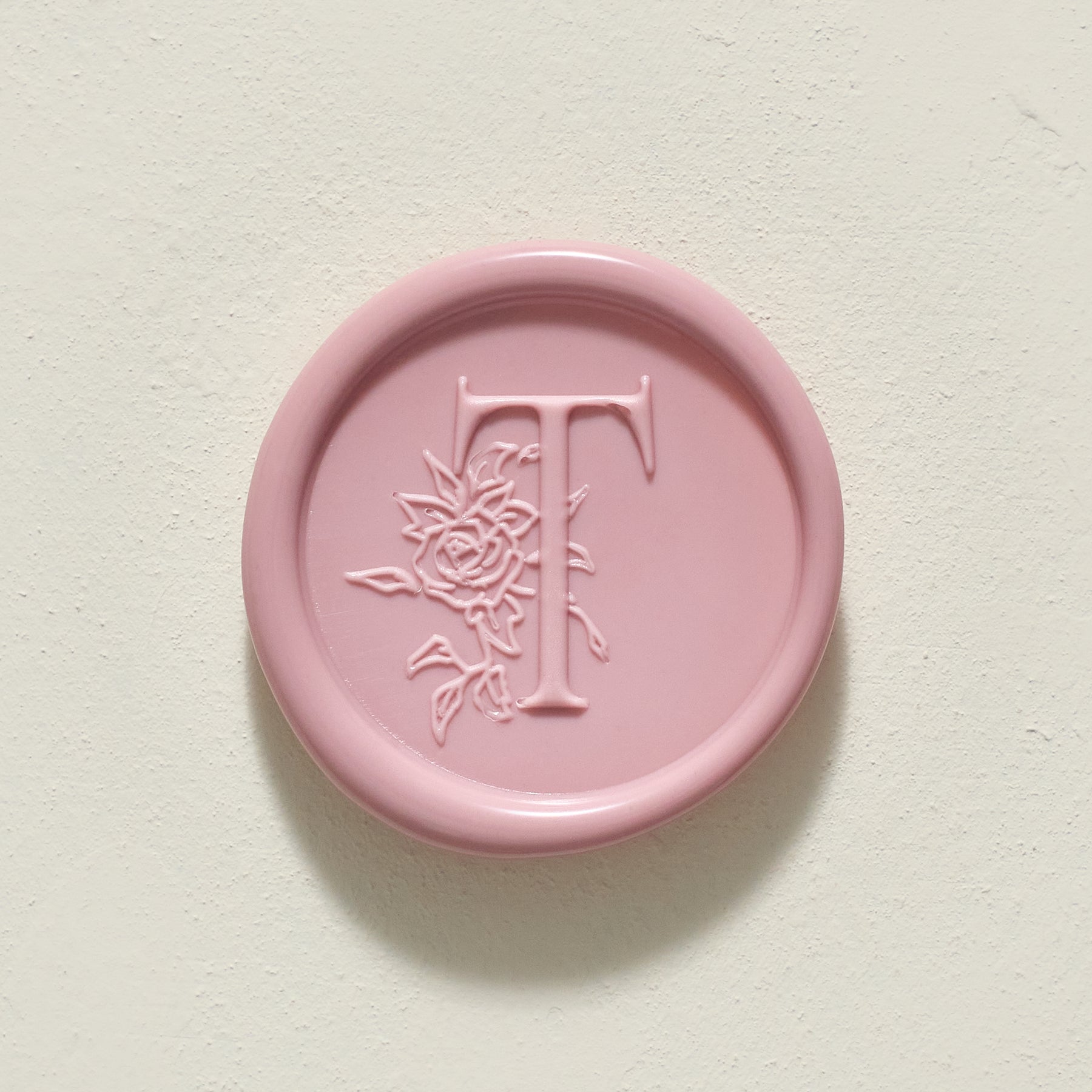 Rose Serenade Single Initial Wax Seals