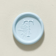 Rose Serenade Single Initial Wax Seal