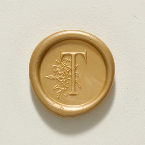 Rose Serenade Single Initial Wax Seals