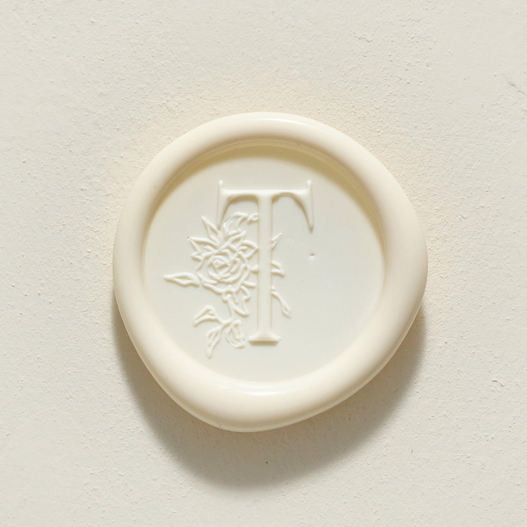 Rose Serenade Single Initial Wax Seal
