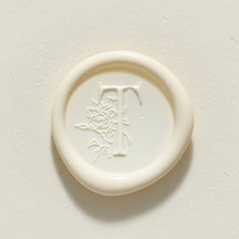 Rose Serenade Single Initial Wax Seal