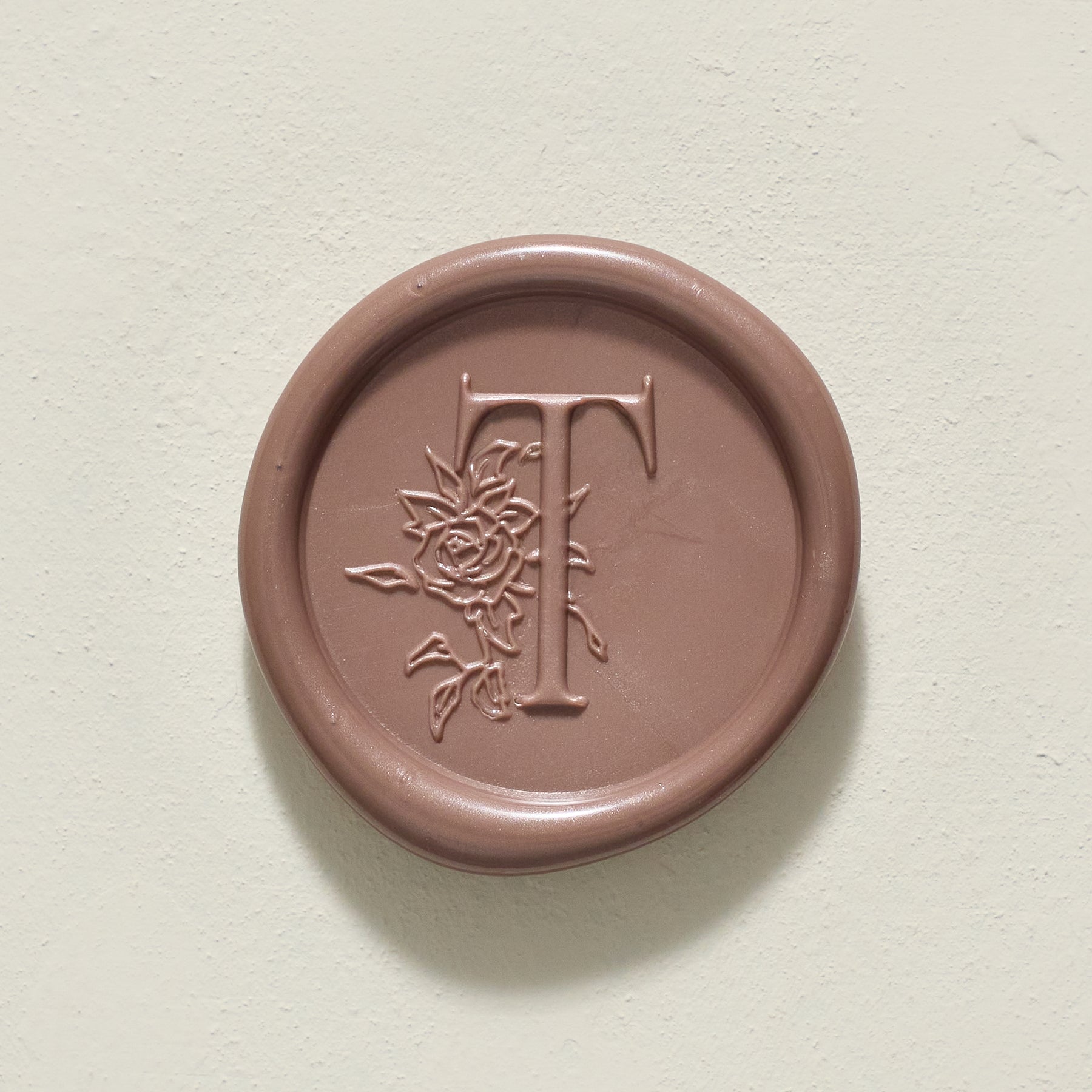 Rose Serenade Single Initial Wax Seals
