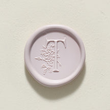 Rose Serenade Single Initial Wax Seal