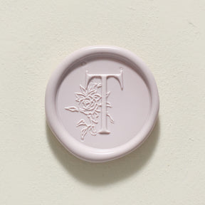 Rose Serenade Single Initial Wax Seal