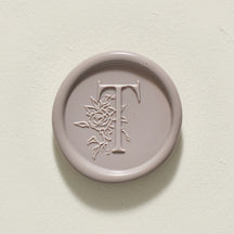 Rose Serenade Single Initial Wax Seal