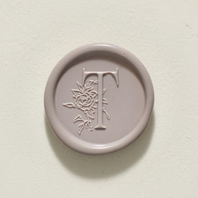 Rose Serenade Single Initial Wax Seal