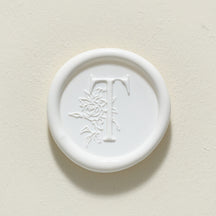 Rose Serenade Single Initial Wax Seal