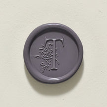 Rose Serenade Single Initial Wax Seal