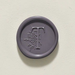 Rose Serenade Single Initial Wax Seal