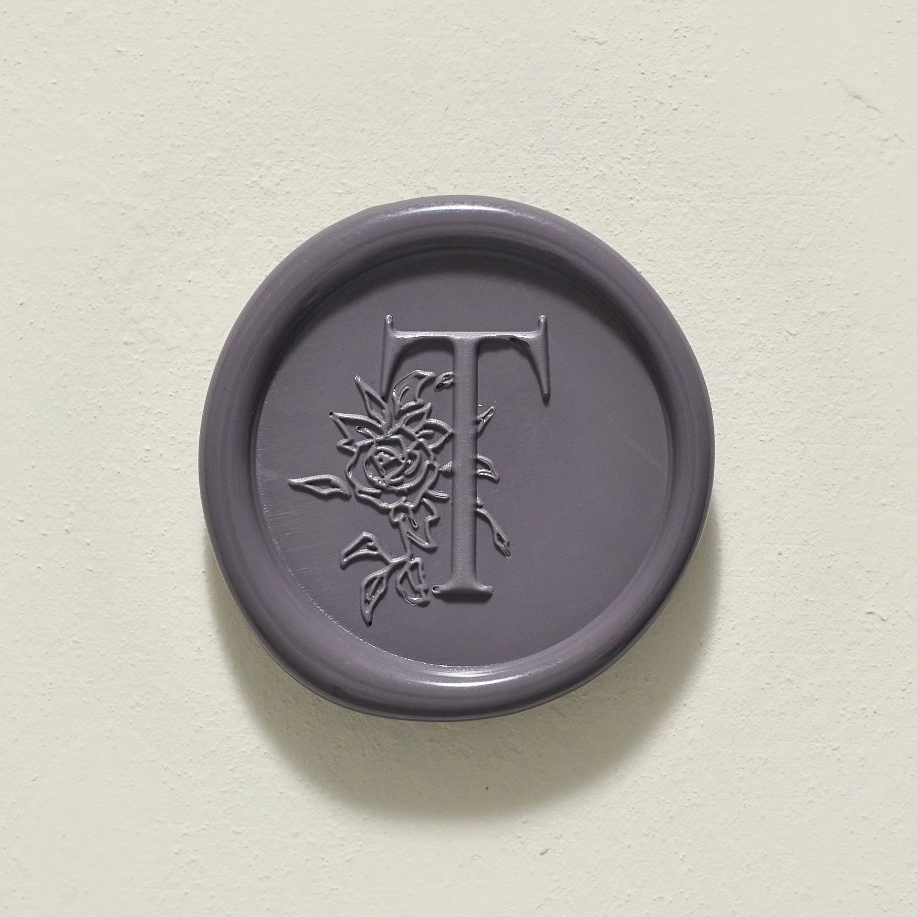 Rose Serenade Single Initial Wax Seals