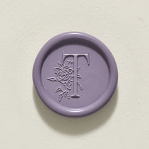 Rose Serenade Single Initial Wax Seal