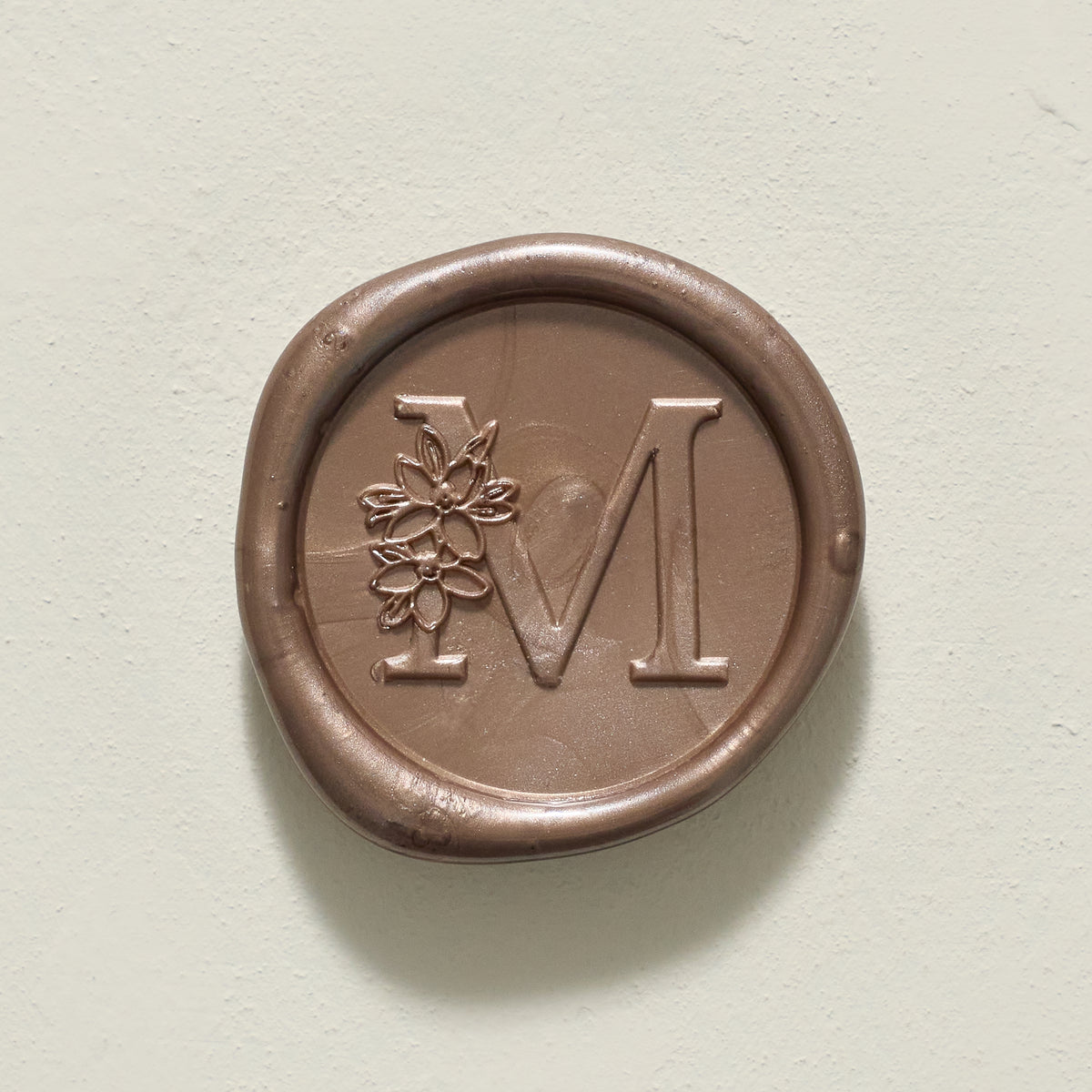 Blossom Single Initial Wax Seals