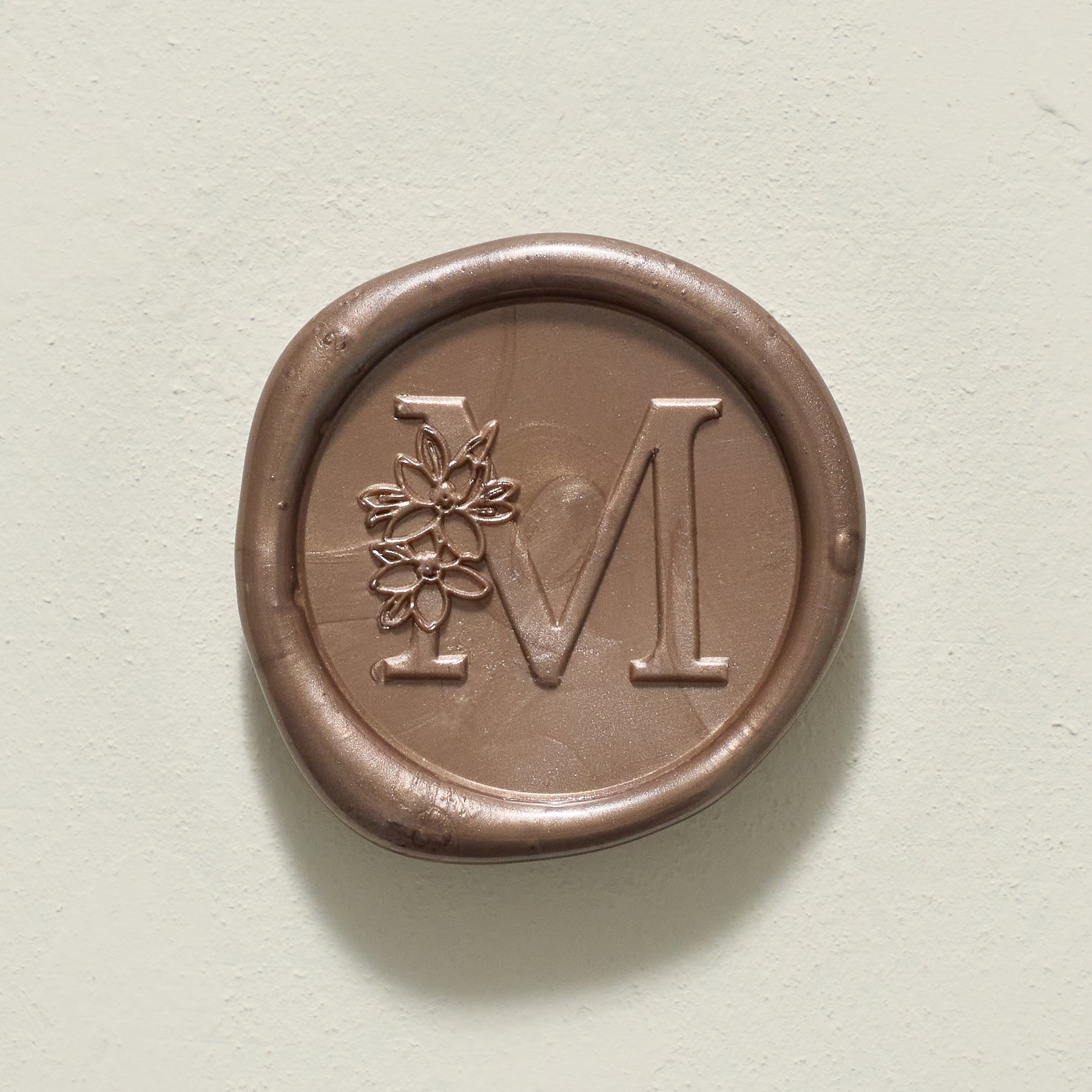 Blossom Single Initial Wax Seals