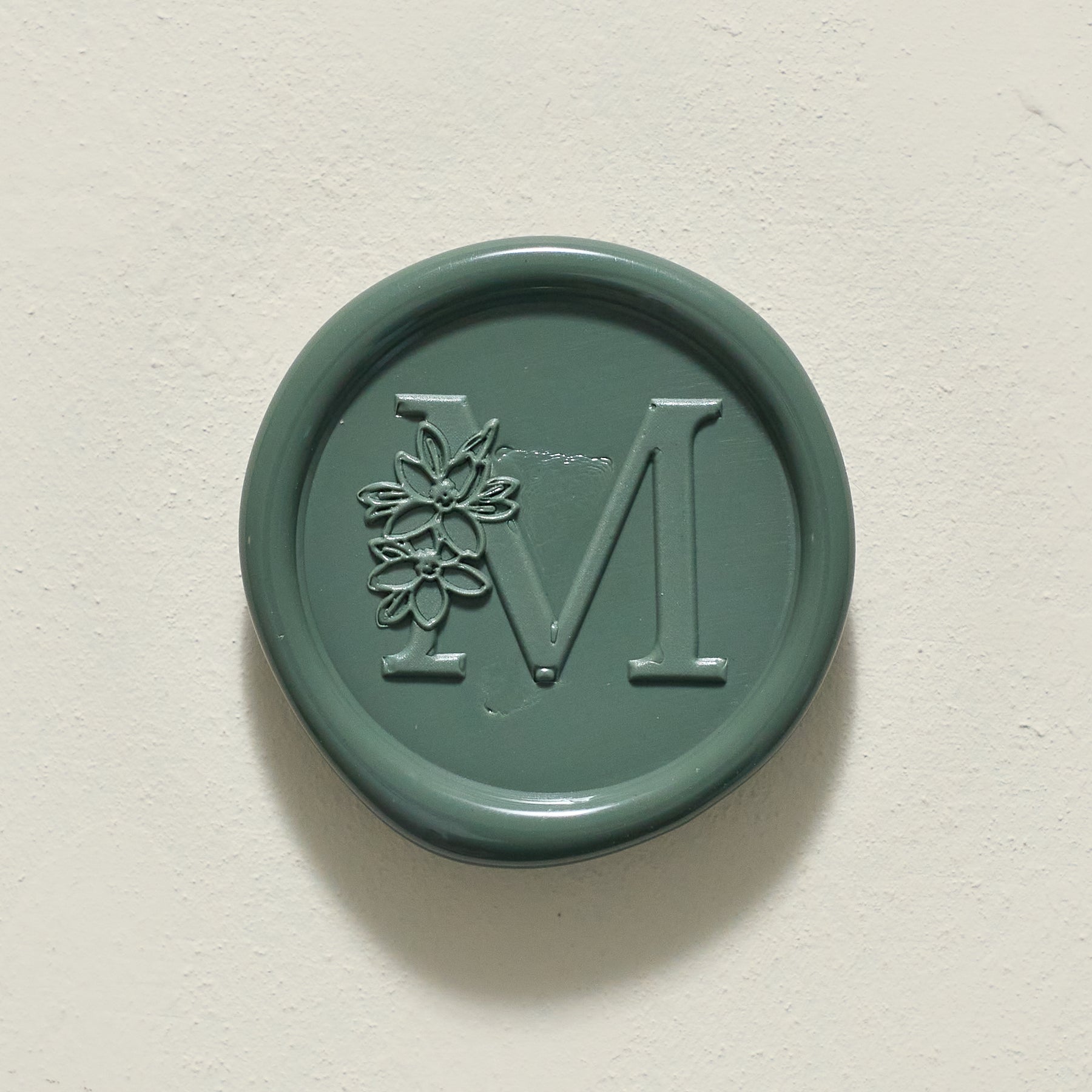 Blossom Single Initial Wax Seal