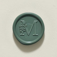 Blossom Single Initial Wax Seal