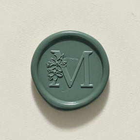 Blossom Single Initial Wax Seal