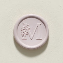 Blossom Single Initial Wax Seal