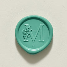 Blossom Single Initial Wax Seal