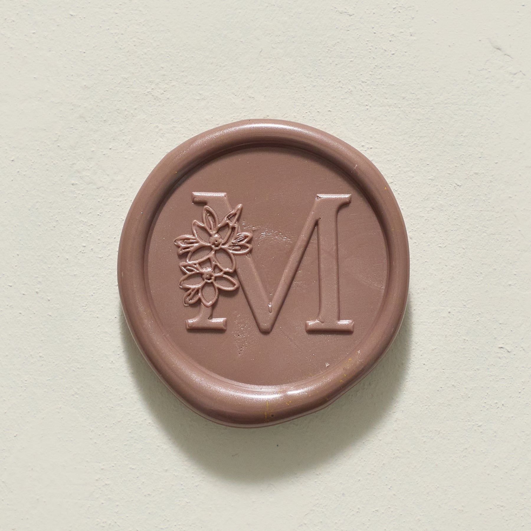 Blossom Single Initial Wax Seal