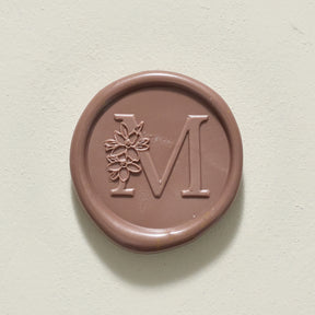 Blossom Single Initial Wax Seal