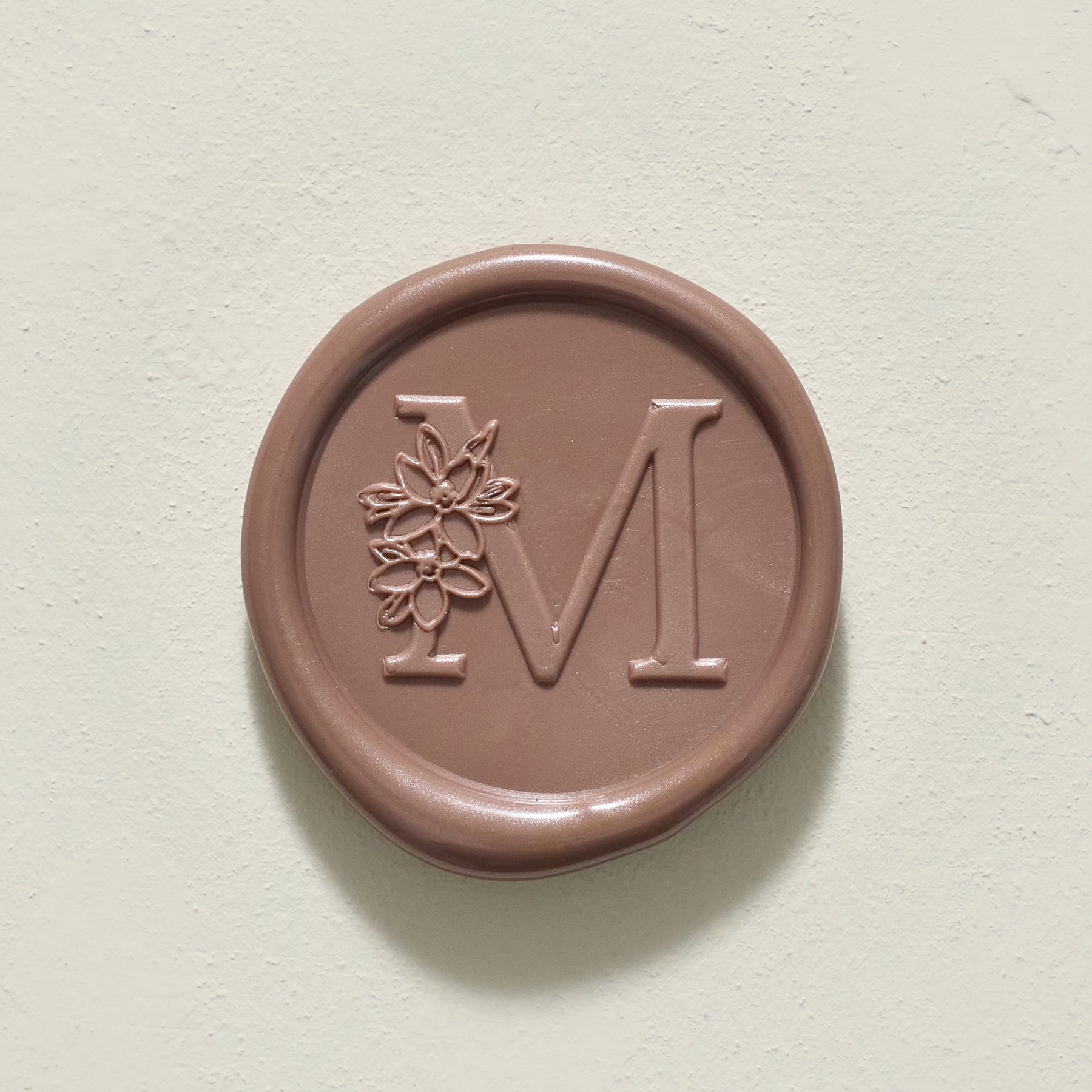 Blossom Single Initial Wax Seals