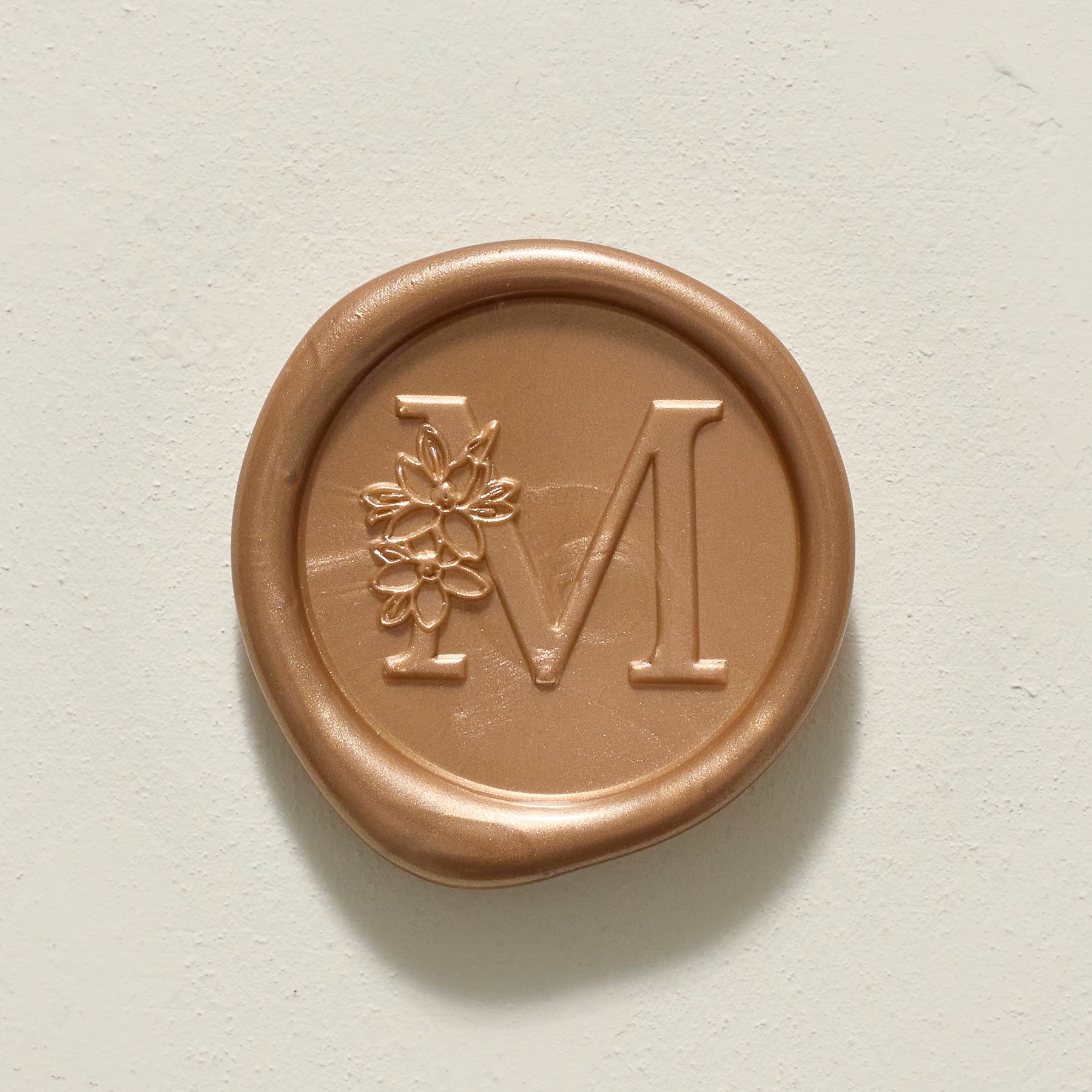 Blossom Single Initial Wax Seals