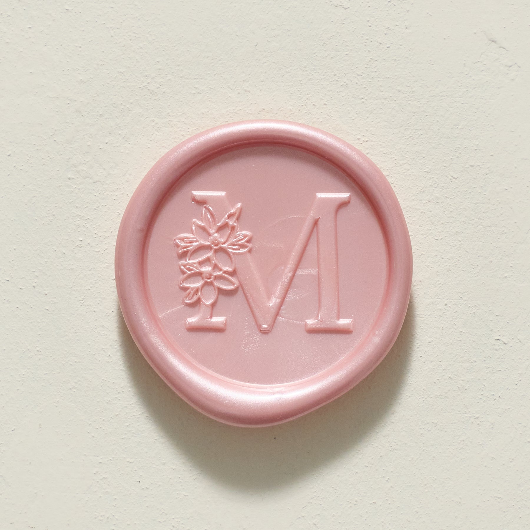 Blossom Single Initial Wax Seal