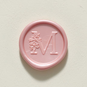 Blossom Single Initial Wax Seals